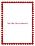 Nghệ trắng chữa đau bụng kinh.