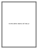 TƯƠNG ĐỒNG TRONG MỸ THUẬT