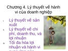 Bài giảng Lý thuyết hành vi của doanh nghiệp: Tổng hợp kiến thức trọng tâm