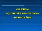 Bài giảng học thuyết kinh tế chương 4: Tổng quan và phân tích chi tiết