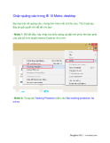 Chặn quảng cáo trong IE 10 Metro, desktop