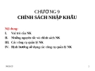 Chính Sách Nhập Khẩu Mới Nhất: Cập Nhật Chi Tiết