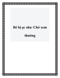 Bé bị ọc sữa: Chớ xem thường