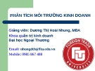 Phân tích môi trường trong ngành