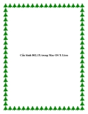 Cấu hình 802.1X trong Mac OS X Lion