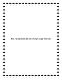Bảo vệ mật khẩu đã lưu trong Google Chrome