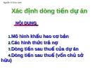 Xác định dòng tiền dự án: Hướng dẫn chi tiết và chuẩn nhất