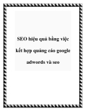 SEO hiệu quả: Kết hợp quảng cáo Google Adwords và SEO để tăng trưởng
