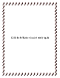 12 lý do bé khóc và cách xử lý (p.1)
