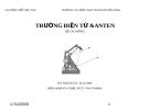 Trường Điện Từ & Anten: Thông tin chi tiết