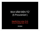 Mua Sắm Điện Tử (E-Procurement): Giải Pháp Mới Nhất