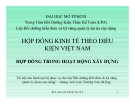Hợp đồng kinh tế theo Điều kiện Việt Nam: Kinh nghiệm và lưu ý