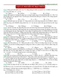 BÀI TẬP VẬT LÝ NGUYÊN TỬ HẠT NHÂN