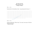 Đề thi cuối năm môn âm nhạc lớp 1