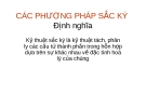 Bài giảng về Các phương pháp sắc ký [chuẩn nhất]