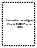 Báo cáo thực tập nghiệp vụ Công ty TNHH Phúc An Thịnh