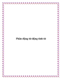 Phân động từ-động tính từ