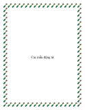 Các mẫu động từ