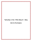 Ngữ pháp cơ bản –Động từ (Verbs)