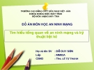 Tổng quan an ninh mạng và kỹ thuật liệt kê: Tìm hiểu chi tiết