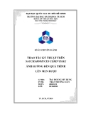 Đồ án: Thao tác kỹ thuật trên Saccharomyces Cerevisiae ảnh hưởng đến quá trình lên men rượu