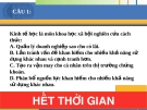 Slide trắc nghiệm kinh tế vi mô [mới nhất]