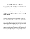 PowerPoint 2010: Tận dụng hiệu ứng chuyển động 