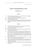 Câu hỏi và bài tập kinh tế vĩ mô 1 - Lê Khương Ninh