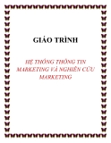 Giáo trình Hệ thống thông tin Marketing và nghiên cứu Marketing