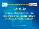 Sản xuất tinh gọn: Bài báo cáo nhóm [Chuẩn SEO]