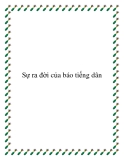 Báo tiếng dân: Sự ra đời và ý nghĩa