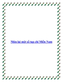Nhìn lại một số tạp chí Miền Nam