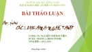 Đề tài: Xem phim và thảo luận về một tác phẩm điện ảnh