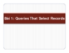 Microsoft Access query