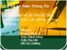 Đề tài: Tìm hiểu về lỗi tràn bộ đệm, cách khai thác, các phòng chống (Demo)...