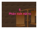 Phân tích rủi ro: Bài 8 (Mới nhất)