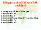 Tổng quan an ninh thế giới sau Chiến tranh Lạnh: Phân tích toàn diện