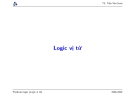 Logic Vị Từ: Bài giảng của TS. Trần Văn Hoài