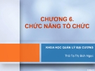 Khoa học quản lý đại cương: Chương 6 (ThS Tạ Thị Bích Ngọc)