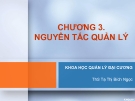 Khoa học quản lý đại cương: Chương 3 (ThS Tạ Thị Bích Ngọc)