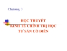 Học thuyết kinh tế chính trị học tư sản cổ điển: Chương 3
