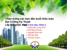 Tiểu luận: Các lợi ích của ngành kỹ thuật ?Phân tích hai lợi ích phù hợp nhất