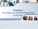 Hệ thống thông tin kế toán: Các công cụ mô tả hệ thống thông tin - Chương 4