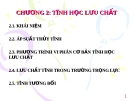 Bài giảng Tĩnh học lưu chất [chuẩn nhất]