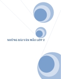 Những bài văn mẫu Lớp 2