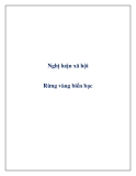 Nghị luận xã hội: Rừng vàng biển bạc