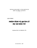 Giáo trình Phân tích và Quản lý Dự án Đầu tư: PGS.TS Thái Bá Cẩn (Chuẩn nhất)