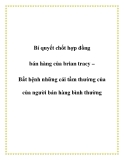 Bí quyết chốt hợp đồng bán hàng của brian tracy
