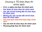 Bài giảng Tổ chức thực thi chính sách