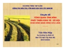 Tổng quan tình hình phát triển kinh tế - xã hội vùng Đồng bằng sông Cửu Long: Chuyên đề